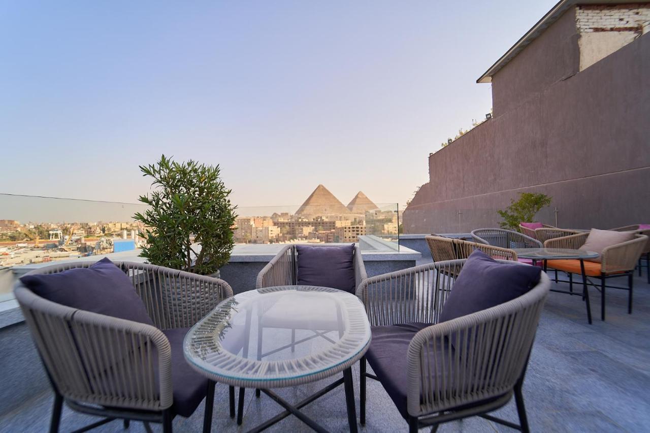 New Pyramid Front Hotel Al Kawm al Akhdar Exteriör bild